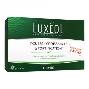 Luxéol pousse croissance & fortification 3 mois 90 gélules