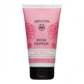 Apivita rose pepper crème corps raffermissante & remodelante 150ml