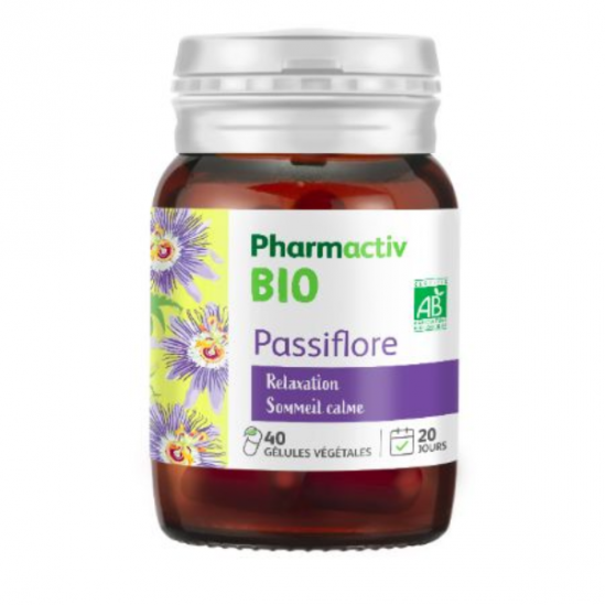 Pharmactiv Passiflore bio 40 gélules