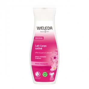 Weleda lait corps satiné rose musquée 200ml