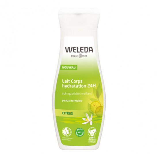 Weleda lait corps hydratation 24h citrus 200ml