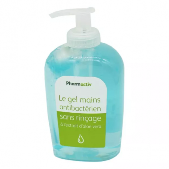 Pharmactiv le gel mains anti bactérien à l' aloe vera  300ml