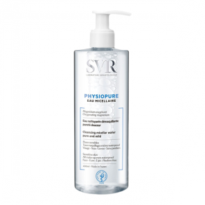 SVR Physiopure Eau Micellaire Eau Nettoyante Démaquillante Pureté Douceur 400ml