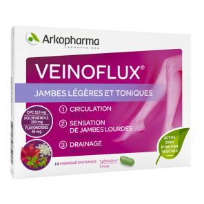 Arkopharma Veinoflux jambes légères et toniques 30 gélules