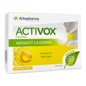 Activox Pastilles Blister 3x8 Miel Citron