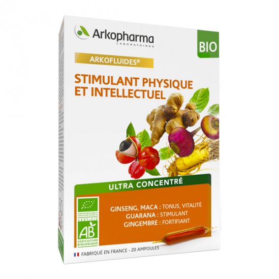 Arkofluide bio stimulant physique 20x10ml ampoules