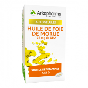 Arkogélules Huile de Foie de Morue 220 capsules