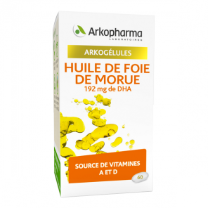 ARKOGELULES Huile de Foie de Morue x60 capsules