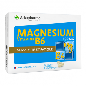 Magnésium et Vitamine B6 60 gélules