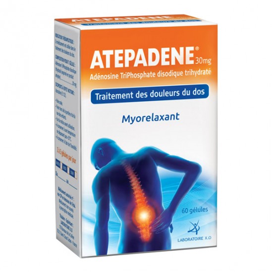 XO atépadène 30mg 60 gélules