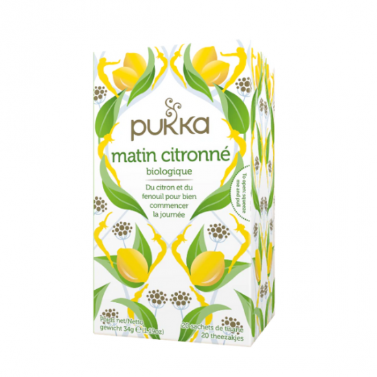 Pukka Infusion citron gingembre miel de manuka - 20 Sachets