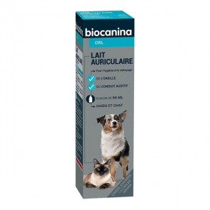 Biocanina orl lait auriculaire chien et chat 90ml