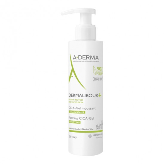 A-Derma dermalibour+ cica-gel moussant assainissant 200ml