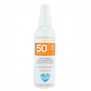 Alphanova sun spray solaire familial spf50 150g