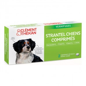 Thekan Strantel chien vermiguges 2 comprimés