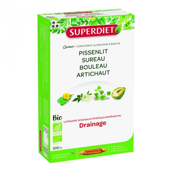 SUPERDIET QUATUOR DRAINAGE AMP BIO