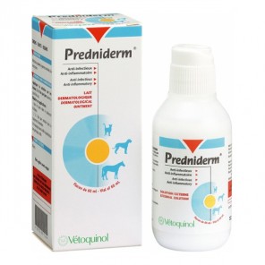 Vétoquinol predniderm anti-infectieux 120ml