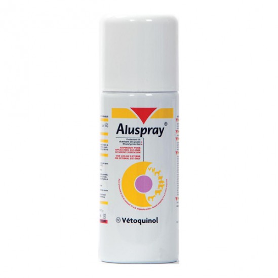 Vétoquinol aluspray protecteur et cicatrisant plaies spray 220ml