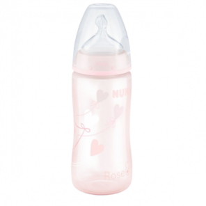 Nuk biberon fille first choice+ avec temperature control 0-6 mois 150ml