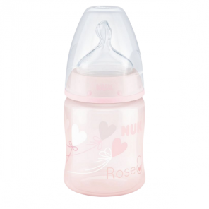 Nuk biberon fille first choice+ avec temperature control 0-6 mois 150ml