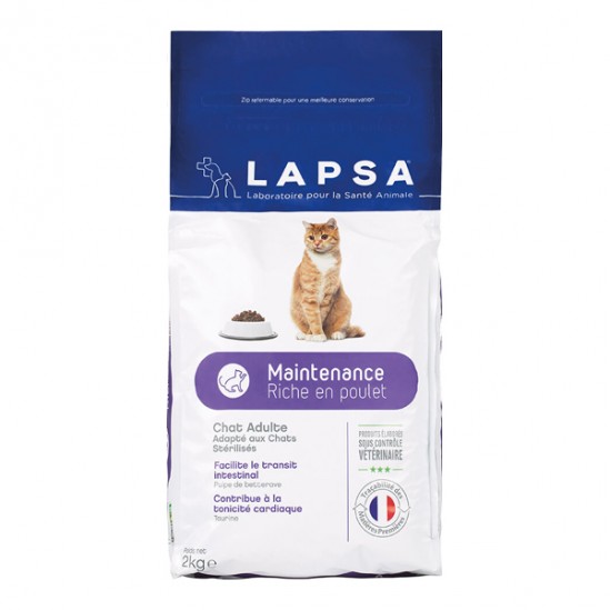 Lapsa adulte maintenance riche en poulet 2kg