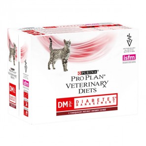 Purina pro plan dm st ox croquettes au bœuf pour chat diabétiques 10 x 85g