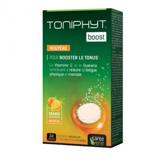 Santé Verte Toniphyt boost effervescent orange 30 comprimés