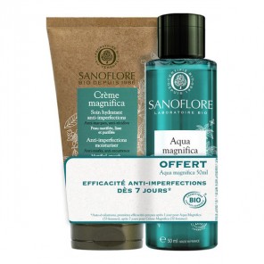 Sanoflore duo crème magnifica + mini aqua offerte