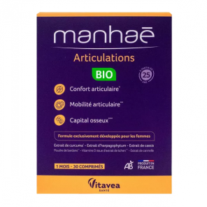 Nutrisanté Manhaé Articulations Bio 30 Comprimés