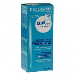 Bioderma abcderm crème préventive des rougeurs du siège 75ml