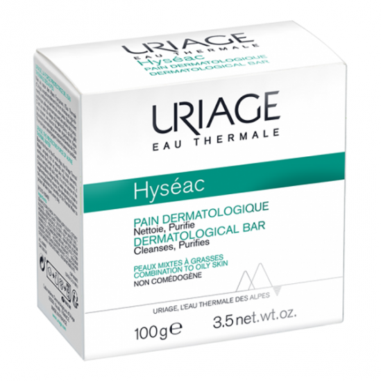 Uriage Hyséac Pain Dermatologique Peaux Mixtes à Grasses 100 g 