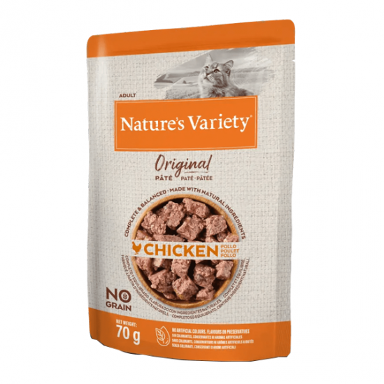 Nature´s Variety Original pâtée poulet pour le chat 70gr