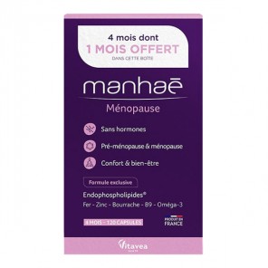 Vitavea Manhaé ménopause cure de 4 mois 120 capsules