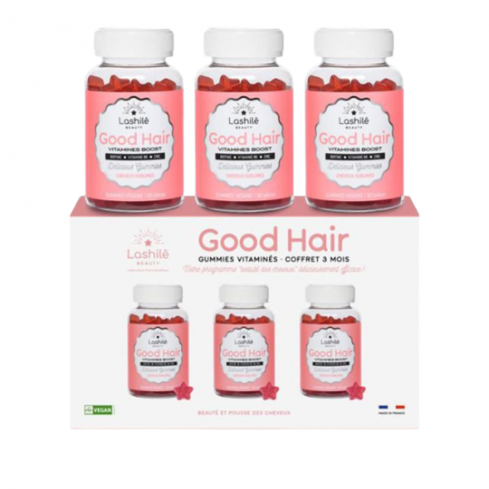 Lashilé Beauty good hair 3x60 pièces vitamines boost