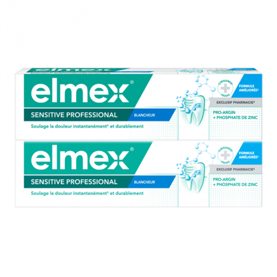 ELMEX DENT SENSIT PRO BLANCH 2X75ML