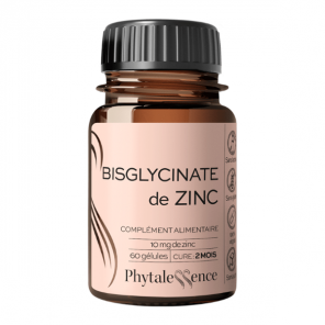 Phytalessence Bisglycinate de Zinc 60 gélules