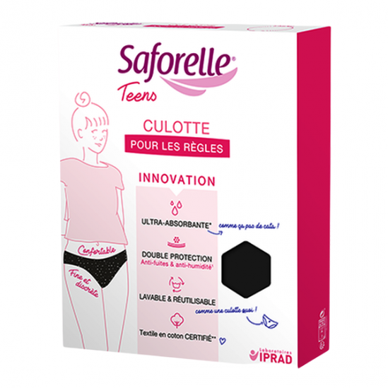 Saforelle Teens culotte menstruelle taille 12 ans