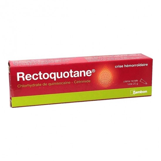 Rectoquotane crème rectale 20gr