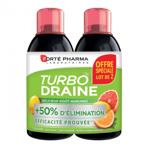 Forté Pharma turbo draine agrumes 2x500ml 