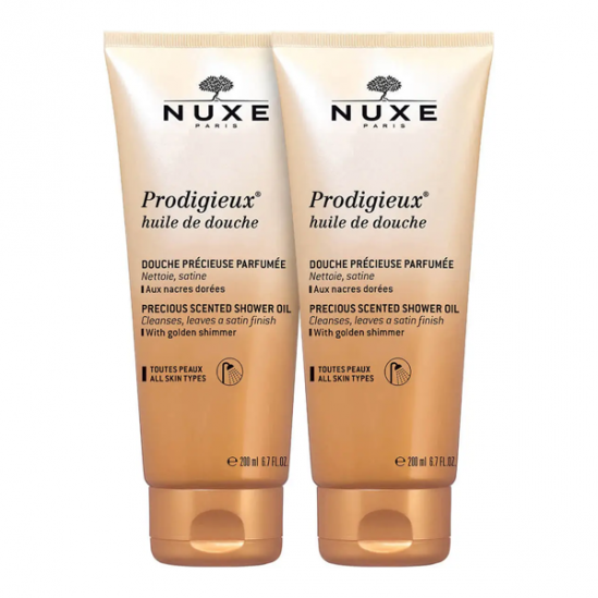 Nuxe prodigieux huile de douche 2x200ml