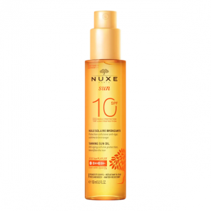 Nuxe Sun huile bronzante visage et corps SPF10 spray 150ml