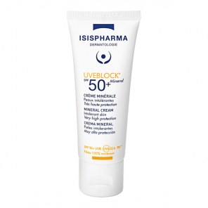 Isispharma uveblock crème minérale invisible spf50+ 40ml