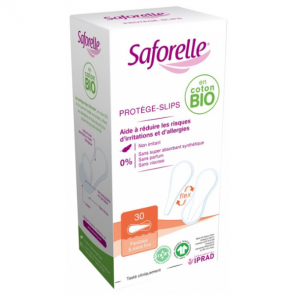 Saforelle protège-slip coton boite de 30