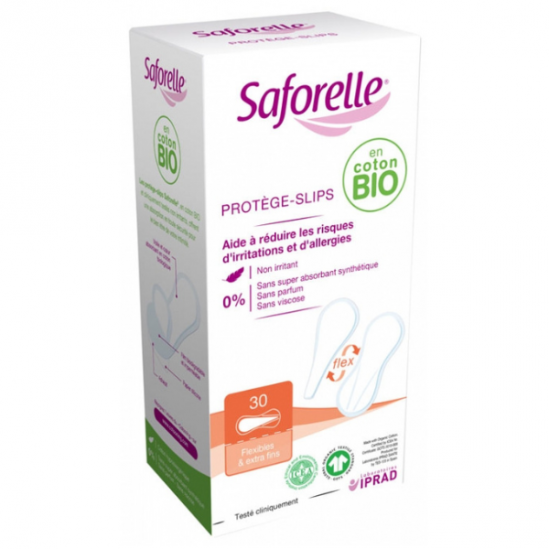 Saforelle protège-slip coton boite de 30