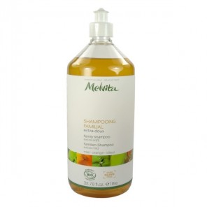 Melvita shampooing familial miel orange tilleul 1l