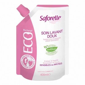 Saforelle soin lavant doux éco recharge 400ml