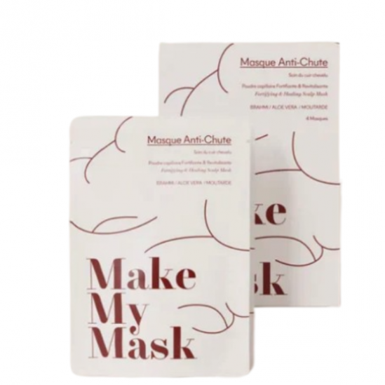 MakeMyMask masque anti-chute pack de 4 masques pour cure d' un mois