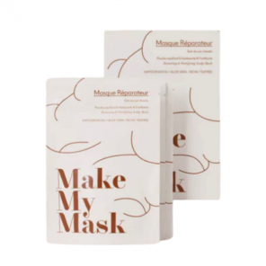 MakeMyMask masque réparateur Pack de 4 masques pour une cure d'un mois.