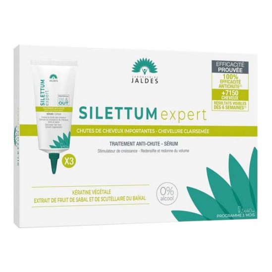 Jaldes silettum expert traitement anti-chute 3 x 40ml