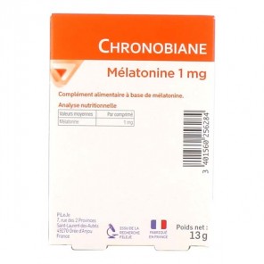 CHRONOBIANE MELATONINE 1MG 30CPS